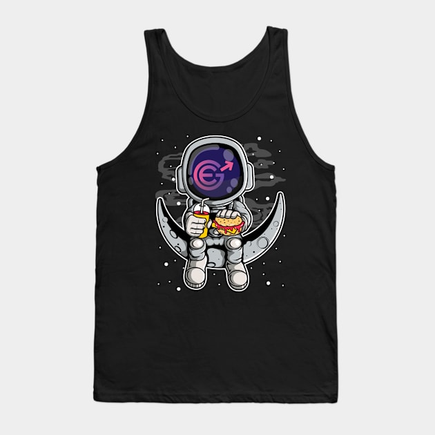 Astronaut Fastfood Evergrow Crypto EGC Coin To The Moon Crypto Token Cryptocurrency Wallet Birthday Gift For Men Women Kids Tank Top by Thingking About